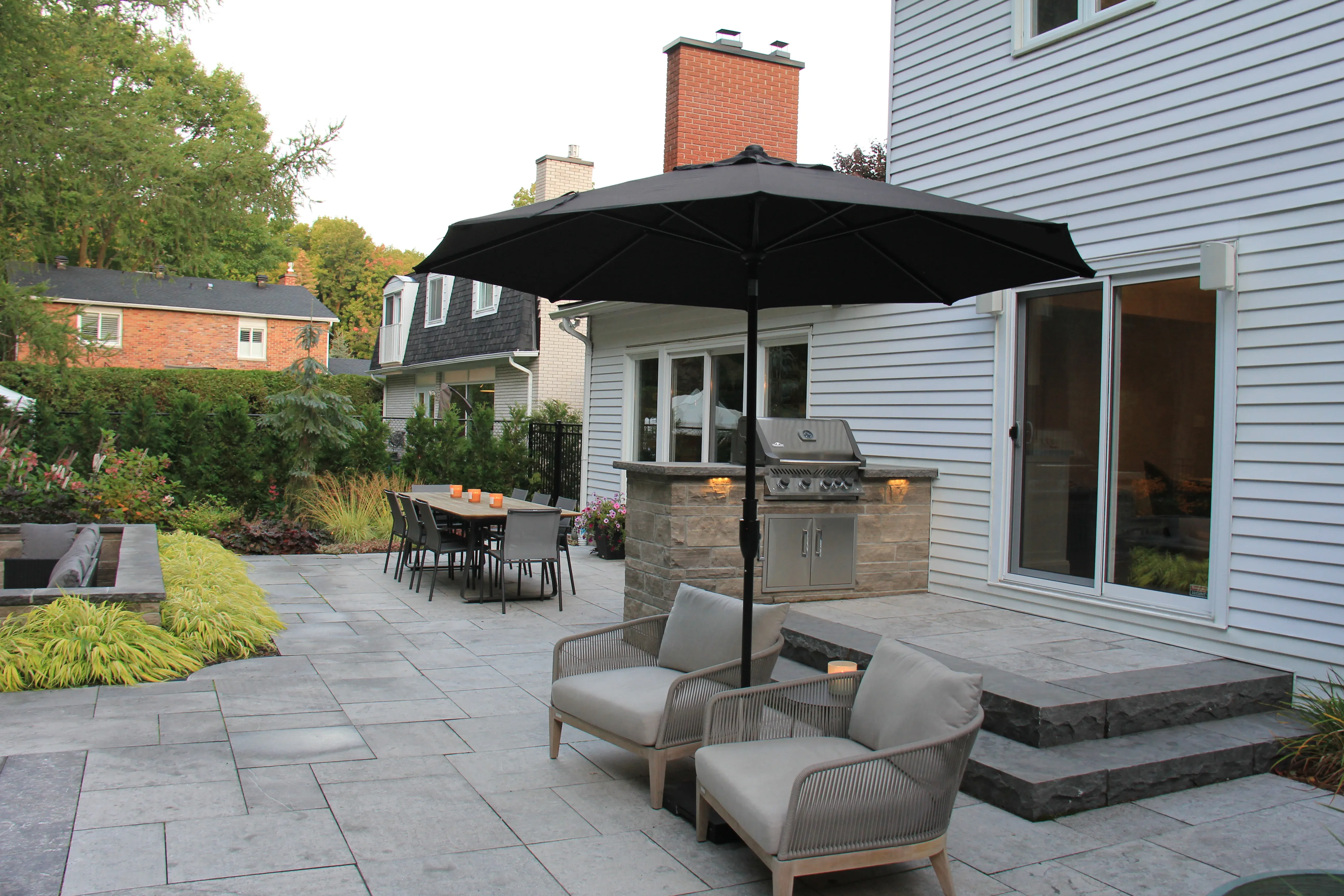 Chesswood Retreat completed outdoor living view 5