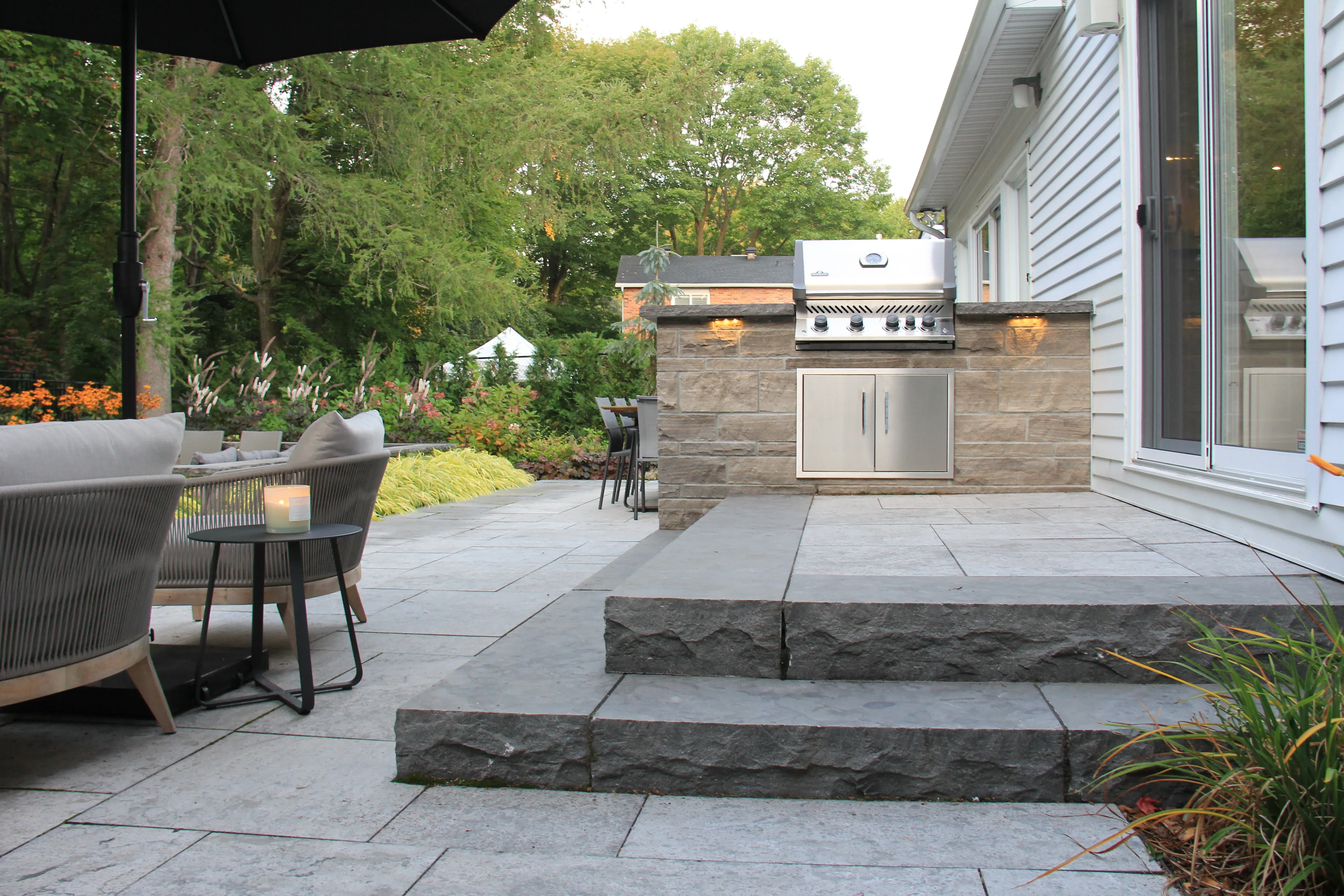 Chesswood Retreat completed outdoor living view 6