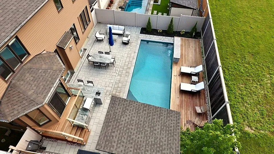 Mickelberry Hangout completed backyard view 4