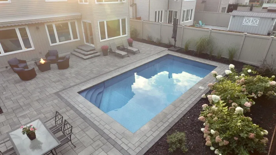 Mickelberry Hangout completed backyard view 6