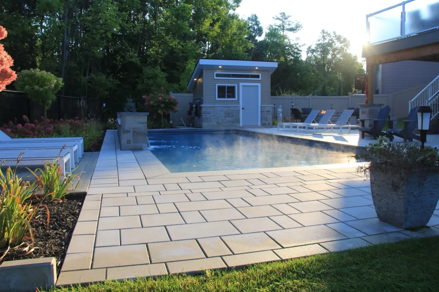 Astrolabe Ravine pool and landscape project