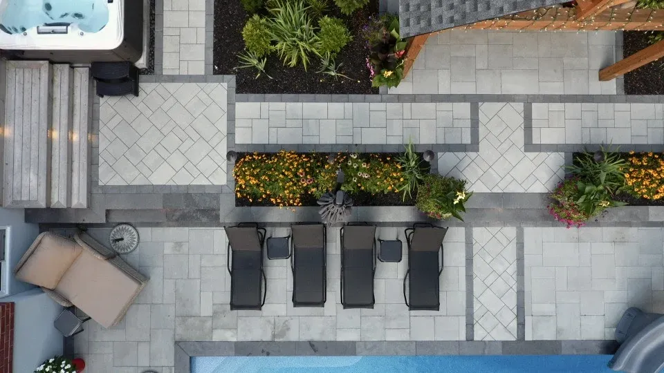 Rivercrest Escape completed backyard view 2