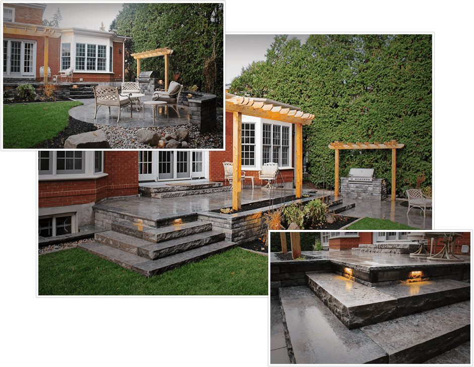 Interlock examples from Ottawa Interlock company, Jonathan Robert Landscapes