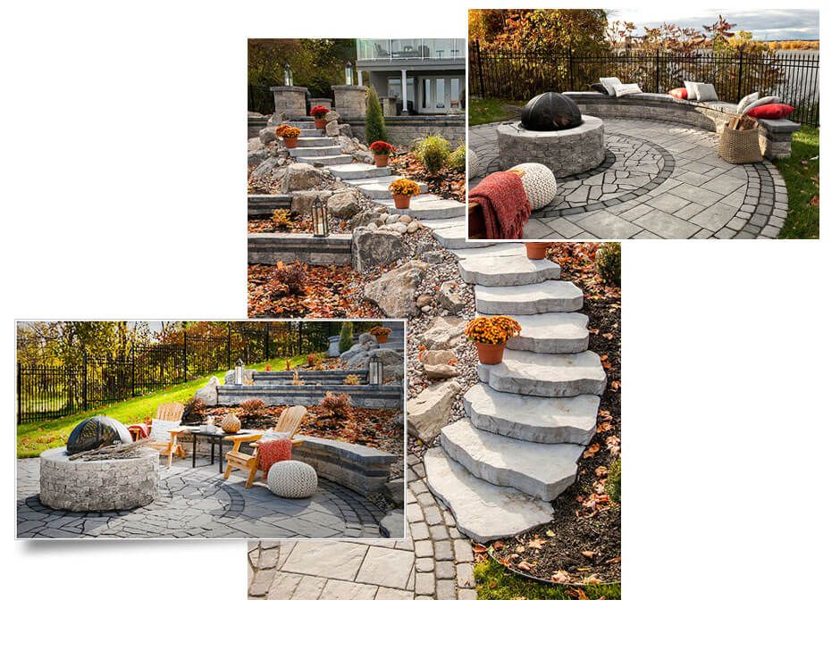 Intricate Interlock examples from Ottawa Interlock Company Jonathan Robert Landscapes